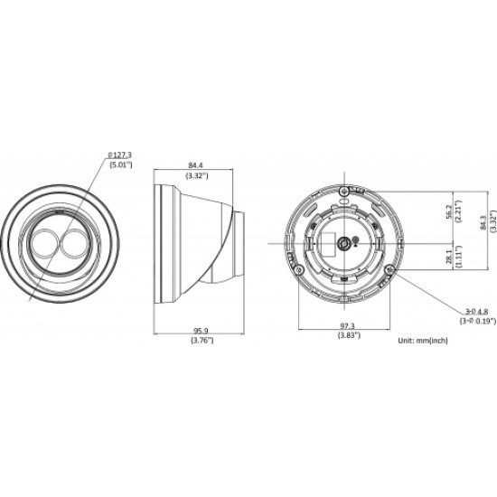 Hikvision IP-КАМЕРА DS-2CD2383G2-I(2.8MM) - 8.3 Mpx, 4K UHD Hikvision