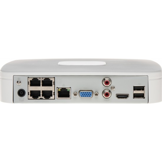 Dahua РЕГИСТРАТОР IP NVR4104-P-EI 4 КАНАЛА, 4 PoE WizSense DAHUA