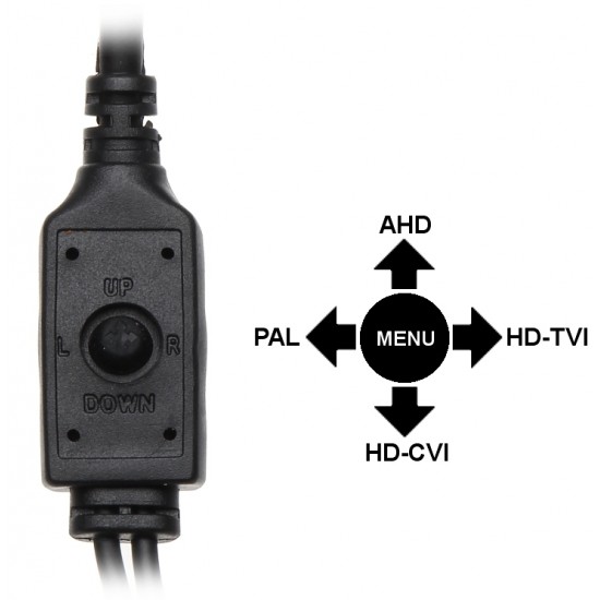 Apti AHD, HD-CVI, HD-TVI, PAL-КАМЕРА APTI-H14MP-37 PINHOLE - 720p, 3.7 mm