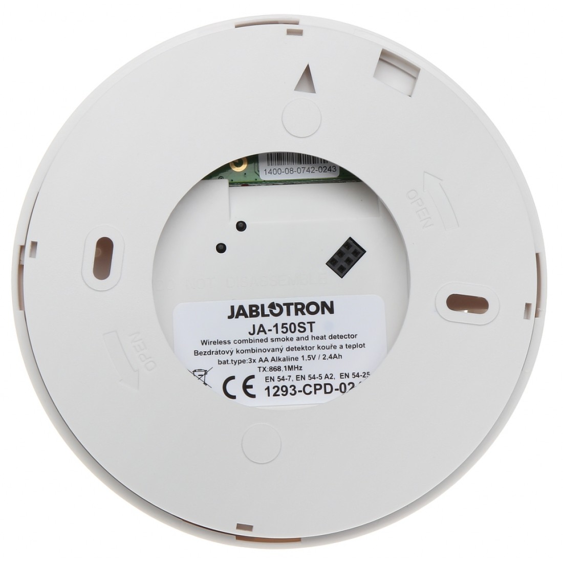 Jablotron WIRELESS SMOKE AND HEAT DETECTOR JA-150ST JABLOTRON | DIR.LV