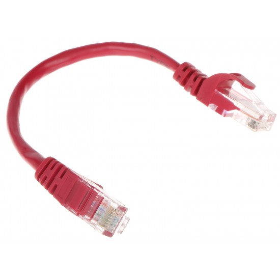 PATCHCORD RJ45/0.2-RED 0.2 m