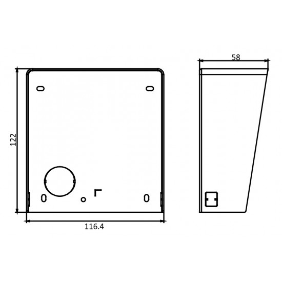 Hikvision SURFACE HOUSING DS-KABD8003-RS1 Hikvision