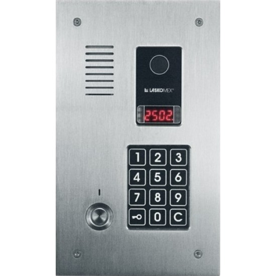 Laskomex CP-2523TR ~ Многоабонентская вызывная панель аудиодомофона с TM и RFID считывателем врезная Laskomex