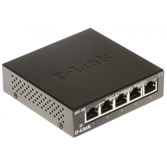 D-Link КОММУТАТОР   DES-105/E 5-ПОРТОВЫЙ D-Link