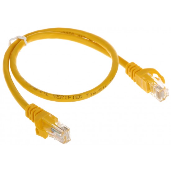 PATCHCORD RJ45/0.5-YELLOW 0.5 m