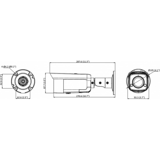 Hikvision IP-КАМЕРА DS-2CD2T87G2-L(4mm)(C) ColorVu - 8.3 Mpx Hikvision