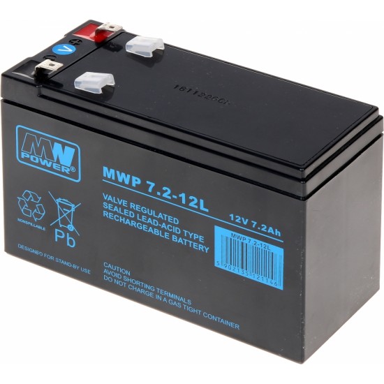 АККУМУЛЯТОР 12V/7.2AH-MWP