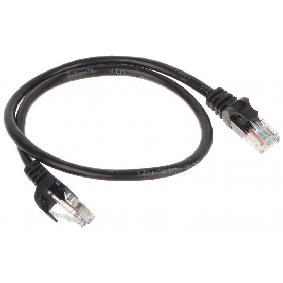 PATCHCORD RJ45/0.5-BLACK 0.5 m