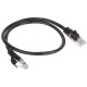 PATCHCORD RJ45/0.5-BLACK 0.5 m