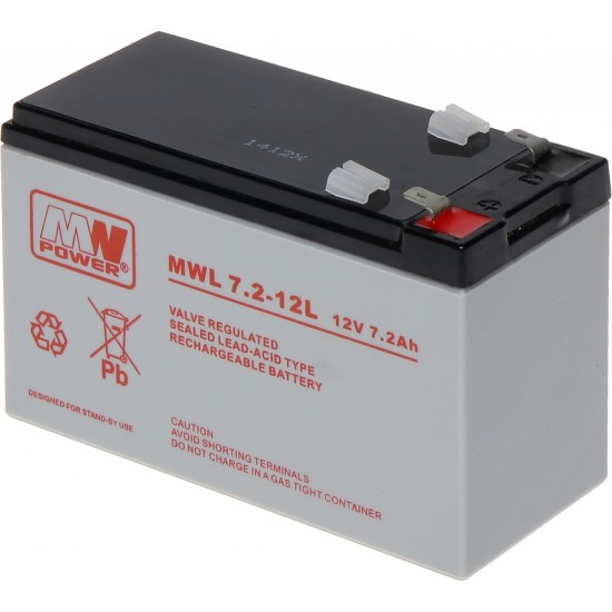 АККУМУЛЯТОР 12V/7.2AH-MWL