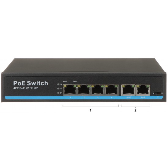 SWITCH POE GTX-A1-06-42 4-PORT