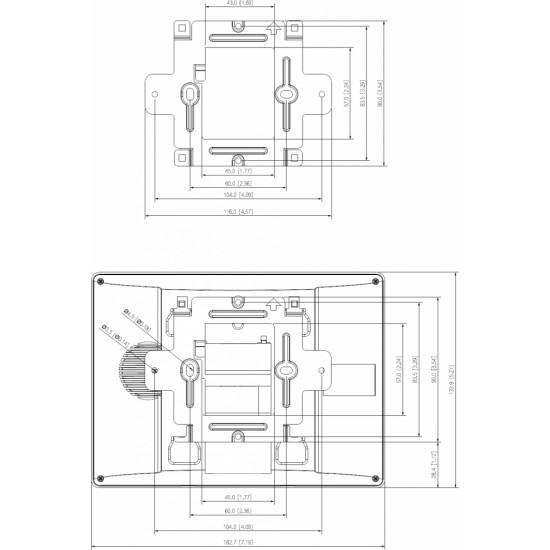 Dahua ВНУТРЕННЯЯ ПАНЕЛЬ VTH1020J-T DAHUA