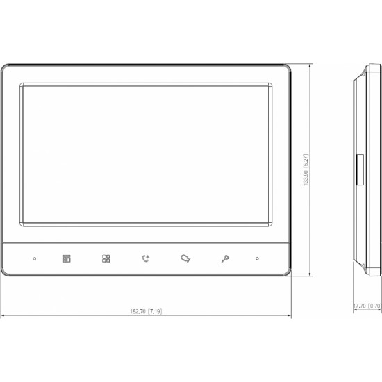 Dahua ВНУТРЕННЯЯ ПАНЕЛЬ VTH1020J-T DAHUA