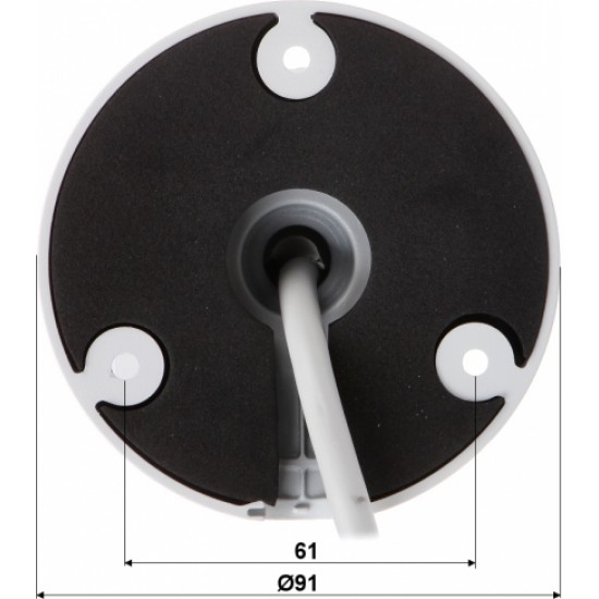 Dahua АНТИВАНДАЛЬНАЯ КАМЕРАIP IPC-HFW5541T-ASE-0280B-S3 WizMind - 5 Mpx 2.8 mm DAHUA