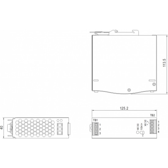 Mean Well ИМПУЛЬСНЫЙ БЛОК ПИТАНИЯ SDR-120-24 MEAN WELL