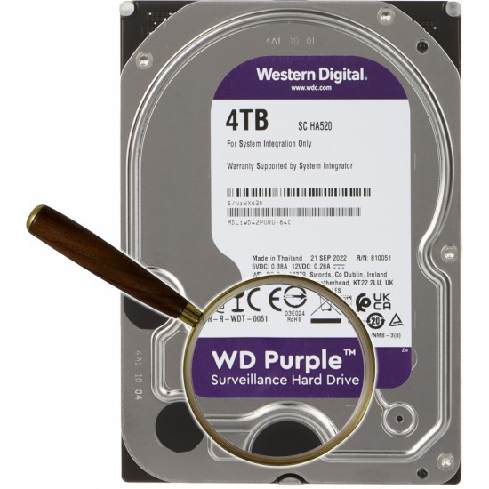 Western Digital ДИСК ДЛЯ РЕГИСТРАТОРА HDD-WD42PURU 4TB 24/7 WESTERN DIGITAL