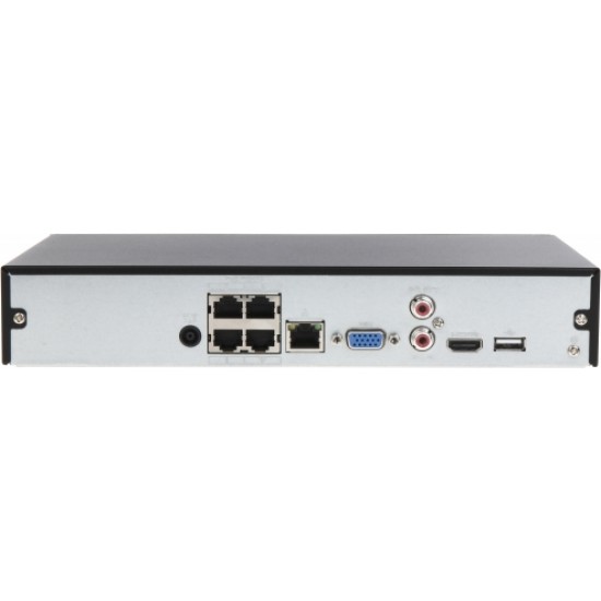 Dahua РЕГИСТРАТОР IP NVR4104HS-P-4KS3 4 КАНАЛА, 4 PoE DAHUA