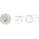 Dahua IP-КАМЕРА IPC-HDW1430DT-SAW-0280B Wi-Fi, - 3.7 Mpx 2.8 mm DAHUA