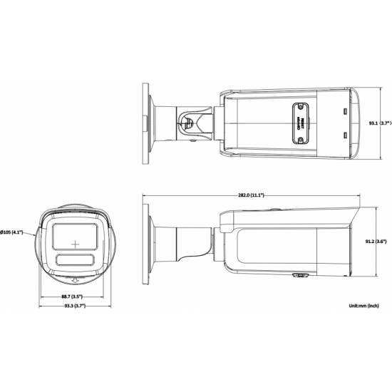 Hikvision IP-КАМЕРА DS-2CD2T66G2H-4I(2.8MM)(EF) AcuSense - 6 Mpx Hikvision