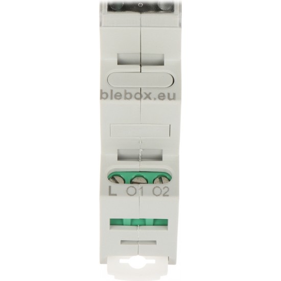 Blebox DUAL SMART SWITCH SWITCHBOX-D-DIN/BLEBOX Wi-Fi, 230 V AC