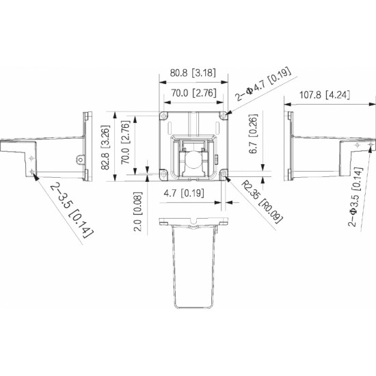 Dahua IP КАМЕРА ВНЕШНЯЯ БЫСТРООБОРОТНАЯ SD3E405DB-GNY-A-PV1 TiOC WizSense - 3.7 Mpx 2.7 ... 13.5 mm DAHUA