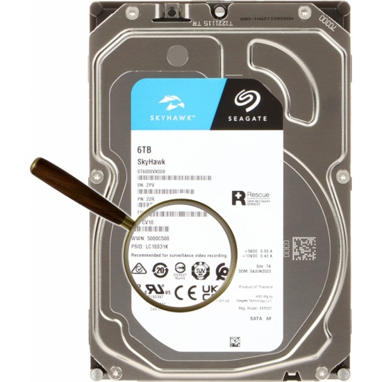 Seagate ДИСК ДЛЯ РЕГИСТРАТОРА HDD-ST6000VX009 6TB 24/7 SkyHawk SEAGATE