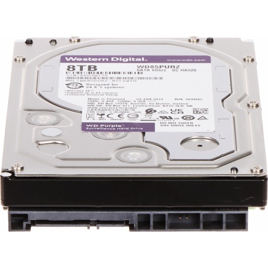 Western Digital ДИСК ДЛЯ РЕГИСТРАТОРА HDD-WD85PURZ 8TB 24/7 WESTERN DIGITAL