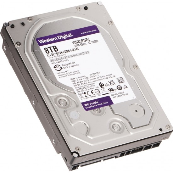 Western Digital ДИСК ДЛЯ РЕГИСТРАТОРА HDD-WD85PURZ 8TB 24/7 WESTERN DIGITAL