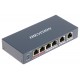 SWITCH PoE DS-3E0106HP-E 6-ПОРТОВЫЙ Hikvision