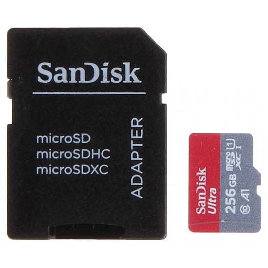 MEMORY CARD SD-MICRO-10/256-SANDISK UHS-I, SDXC 256 GB SANDISK