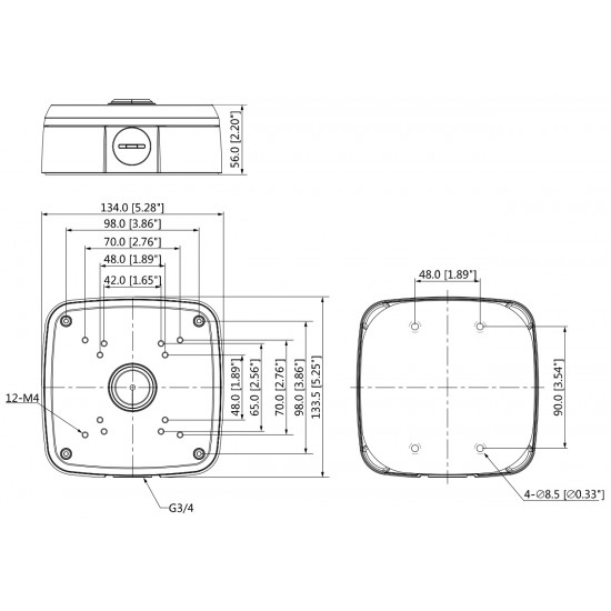 РУКОЯТКА КАМЕРЫ PFA121-V2 DAHUA