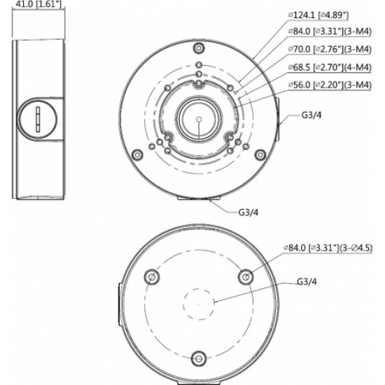 Dahua РУКОЯТКА КАМЕРЫ PFA130-E DAHUA