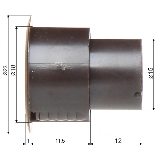 ЦИЛИНДРИЧЕСКИЙ ГЕРКОН KN-CA36-B