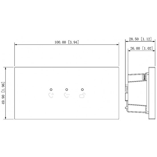 Dahua МОДУЛЬ СИГНАЛИЗАЦИИ СОСТОЯНИЯ VTO4202F-ML DAHUA